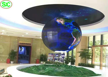 esfera flexível de 360 graus que anuncia a bola conduzida digital das telas de exposição